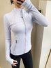 Women's Yoga Jacket Long Sleeve Slim Fit Athletic Top For Gym Running Workout & Casual Wear - Breathable Stretch Fabric With Stylish Design_ecoleips.com