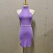 Women's Summer New Sleeveless Tube Top Knitted Vest Bodycon Tight Skirt Hot Girl Woolen Set_ecoleips.com