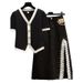 Women's Clothing Plus Size Female Slightly Fat Mm Age Reducing Sweet And Spicy Pear Shaped Figure Slimming And Meat Covering Dress Outfit_ecoleips.com