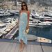 Women's New Summer Halter Long Dress Floral Print Vacation Style Beach Holiday Casual Long Halter Dress_ecoleips.com