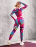 Women's Clothing Fashion Printing High Elastic Sports Long Sleeved Suit Hip Lifting Running Yoga Suit Fitness Suit Tights_ecoleips.com