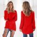 Women's Long Sleeve Cotton Sweater - Slim Fit Basic Knit Top For Fall & Winter - Solid Color Casual Pullover_ecoleips.com