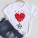 Foreign Trade Women's Fashion European And American New Lip Print Summer T-shirt_ecoleips.com