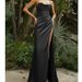 Women's Clothing Ins Temperament High Quality Sling Backless Long Floor Length Dress With Slits_ecoleips.com