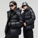 "Men's Premium Black Duck Down Jacket – Detachable Hood, Slim Fit, Short-Length Winter Coat (86-90% Fill Power, 4 Sizes, Streetwear Style)"_ecoleips.com