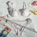 Bikini2026 New Sexy European And American Cross-border Solid Color With Flower Hard Bag Bikini Beach Triangle Hot Spring Swimsuit_ecoleips.com