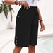 Aria Basics Aria Basics 2025 New Cotton-Linen Shorts, Mid-Length Cross-Border European And American Women's Clothing, Solid Color Casual Pants,_ecoleips.com