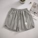 Women's Clothing Sports Casual Shorts Women Summer Thin Loose Large Size High Waist Home Wide Leg Hot Pants Outdoor Wear_ecoleips.com