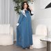 Women’s Clothing Fashion Clothing Diamond Studded Contrasting Robe Dress For Women Jalabiya_ecoleips.com
