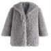 Women's Clothing Faux Wool Coat – Stylish Long Sleeve Outerwear In 5 Colors (Gray/Black/Beige/Rust/Khaki, XS-XL)_ecoleips.com