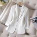 Women's Clothing Diamond Studded Suit Three Quarter Sleeve Small Jacket Design Niche Fashion Casual Suit_ecoleips.com