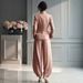 Women's Fashionable Casual Suit Set European American Style Independent Website New 2026 Cross Border Jacket And Trousers_ecoleips.com