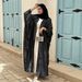 Modest Abaya Dress Elegant Dubai Abaya With Detachable Slip Dress - Modest Turkish Long Sleeve Robe In Breathable Polyester_ecoleips.com