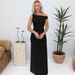 European And American Women's Fashion 2025 Spring/Summer New Product: Stylish Slim-Fit Asymmetrical Neck Sleeveless Slit_ecoleips.com