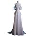 Women's Clothing New One Shoulder Sequin Fishtail Light Wedding Dress Engagement Dress Skirt_ecoleips.com