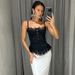 Women's Lace Camisole Vest American Style Sexy Temperament Top For Spring Summer Fashion Commuting Versatile Ladies Tank_ecoleips.com