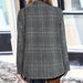 Independent Station Foreign Trade Autumn Winter Plaid Blazer Women Commuting Style Elegant Ladies Button Top_ecoleips.com