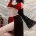 Sex Lingerie Underwear Women's Autumn And Winter Sexy Suede Pajamas Color Ribbon Fur Collar Free Set 1401_ecoleips.com