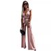 Women's Sleeveless Solid Color Lace Jumpsuit Casual Summer Fashion Polyamide_ecoleips.com