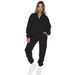"Urban Ease Zip-Up Hoodie & Pants Set – Women's Long-Sleeve Cotton Blend Lounge Wear (S-XXXL, 9 Colors) – From Coffee Run To Casual Cool"_ecoleips.com