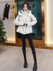 girl Girl Petite Workwear Parka White Duck Down Jacket 2025 Winter New Extremely Cold Warm Windbreaker Coat For Women Trendy_ecoleips.com