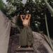 European American Women's Casual 2024 New Style, Bohemian Loose Organic Cotton Long Skirt With Drawstring And Large_ecoleips.com