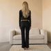 Slim Fit High Elasticity Women's 3 Piece Set Long Sleeved Comfortable European And American Style_ecoleips.com