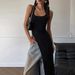 Cross-Border Women's 2025 Summer New Fashion Street Style Personality Slim Fit Split Strap Dress Wholesale_ecoleips.com