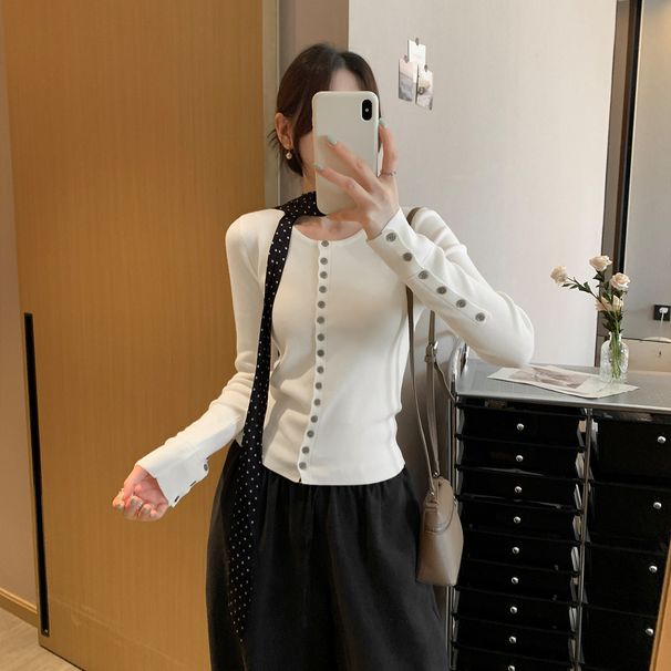 Korean Style Lazy Stand Collar Cardigan Sweater For Women, New Autumn Winter High-end Loose Soft Knitted Top Coat_ecoleips.com