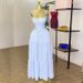 Women's Clothing Summer New Style Temperament V Neck Suspender Top High Waist Skirt Casual Suit_ecoleips.com