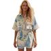 Floral Lace Outfit Set – Trendy Printed Top & Skirt For Women (XS-XXL, Versatile Summer/Spring Style)_ecoleips.com