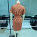 Women's Clothing Solid Color Bat Sleeve Waist Folded Shirt Skirt_ecoleips.com