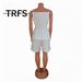 Summer New Arrival Women's Plus Size Two Piece Set With Suspender Jacket And Shorts Versatile Casual Off Shoulder Sexy Solid Color_ecoleips.com