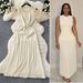 French Style Elegant Beaded Sleeveless Dress For Women, Summer Slim Knitted Vest Long Dress_ecoleips.com
