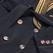 Women's Clothing Fashion New Bronzing Belt Green Fruit Collar Mid Length Women's Suit Jacket Black And White_ecoleips.com
