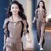 European-style Casual Sportswear For Women, 2024 Spring Autumn New Trendy Age-reducing Cardigan Sweatshirt And Long_ecoleips.com