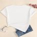 Ladies Summer T-Shirt Casual Cute Print Fashion round Neck Short Sleeve Women's Top_ecoleips.com