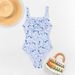 New Slimming Printed One Piece Swimsuit High Elasticity Durable Women's Swimwear From Russia Overseas Warehouse_ecoleips.com