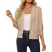 Foreign Trade Export European And American Fashion Cardigan Outerwear For Women Dongguan Dalang Sweater Factory Slim Fit_ecoleips.com