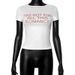 Summer Zipper Women's T-Shirt Color Block Letter Print Short Sleeve Crotch Exposing Top European American Style New 2025_ecoleips.com