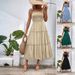 Women's Clothing Suspender Sleeveless Dress_ecoleips.com