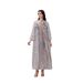 Elegant Dubai Abaya Dress – Modest Muslim Gown With Sheer Mesh & Embellishments, Long Sleeve Prayer Dress For Women_ecoleips.com