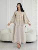 Women's Large Size Embroidered Sequin Abaya, European And American Style, Cross-Border Arabic Dubai New Design, Muslim Long Robe_ecoleips.com