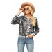 2027 Fashion European-USA Style Hip-Hop Outerwear Women Polyester Stand Collar Sequin Long Sleeve Casual Slim Zipper Jacket_ecoleips.com