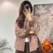 girl Foreign Trade Big Brand Women's Retro Jacquard Short Coat Winter Chinese Style Buttoned Jacket Warm Ice Clothing_ecoleips.com