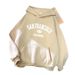Printed Pullover Fleece-Lined Hoodie For Women 2025 Autumn Winter New Korean Style Loose Versatile Long_ecoleips.com