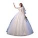 Bride Deep V Simple New Wedding Dress Princess Dream_ecoleips.com