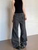 Aria Basics American Retro Multi-Pocket Cargo Pants For Men And Women, Straight-Leg, Slightly Flared, Slimming, Washed, Casual,_ecoleips.com