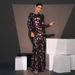 Women's Clothing Evening Dress Long Sleeve Temperament Round Neck Sexy Slim Long Sequin Banquet Bridesmaid Dress Dress Female_ecoleips.com