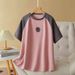European Fashion Casual Sportswear Suits For Women Summer New Style Slim Loose Short Sleeved Shorts Two Piece Suit_ecoleips.com